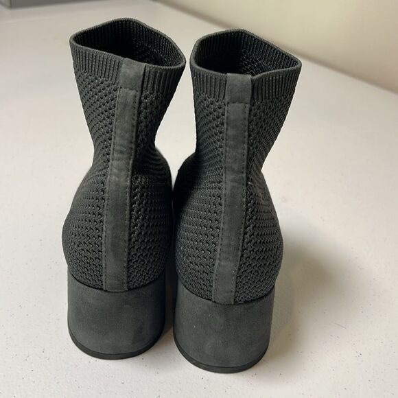 Eileen Fisher Honey Graphite Stretch boots shoes - Picture 2 of 6